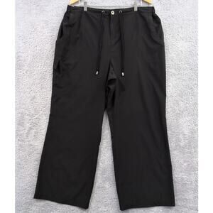 Lane Bryant Pants Plus Size 18/20 Black Polyester High Rise Wide Leg Pants